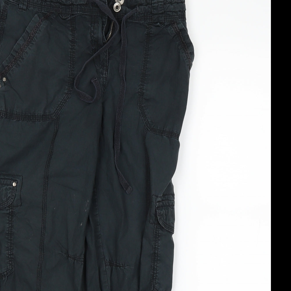 Papaya Womens Blue   Cargo Shorts Size 10