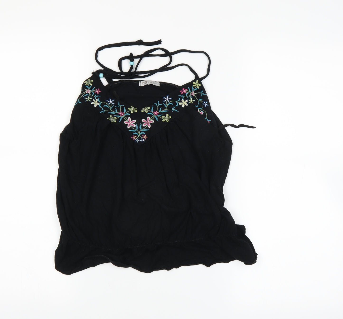 MkOne Womens Black   Basic T-Shirt Size 12