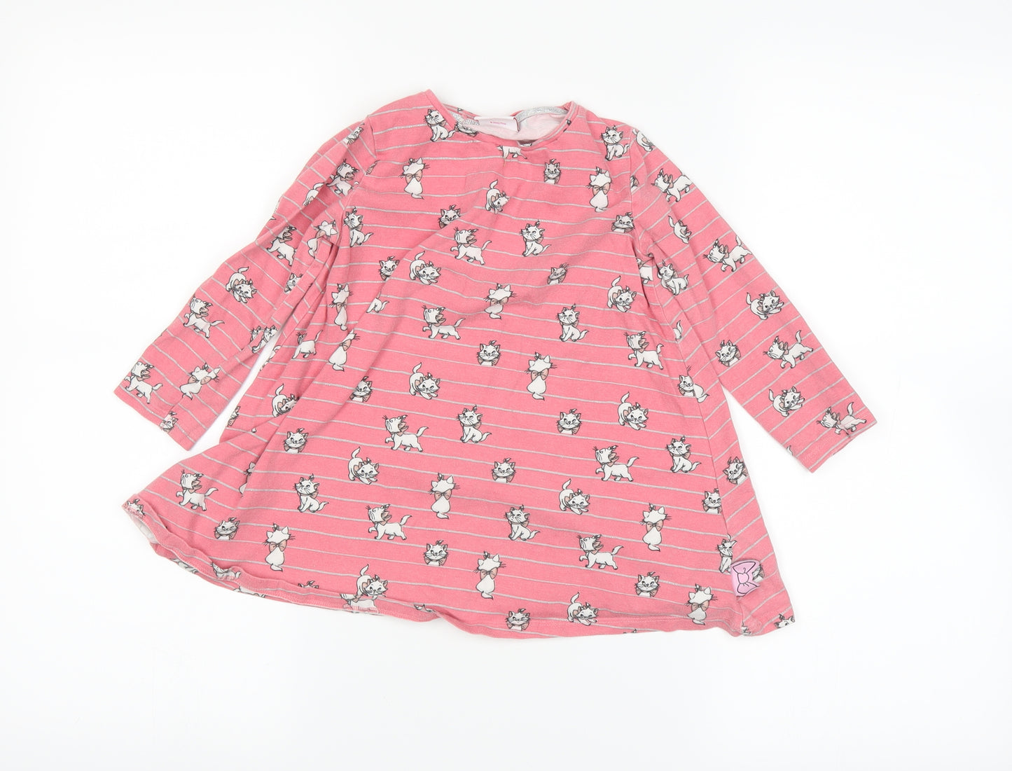 Disney Girls Pink   Basic T-Shirt Size 3-4 Years