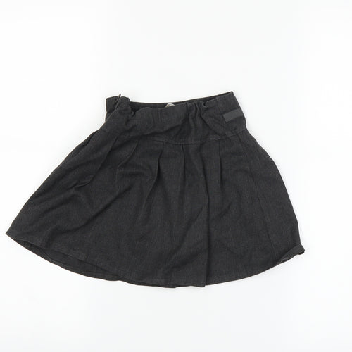 TU Girls Grey   Pleated Skirt Size 4 Years