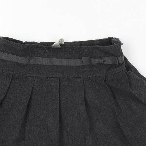 TU Girls Grey   Pleated Skirt Size 4 Years