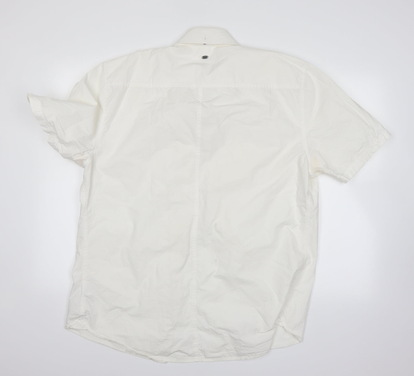 Firetrap Mens White    Dress Shirt Size 2XL
