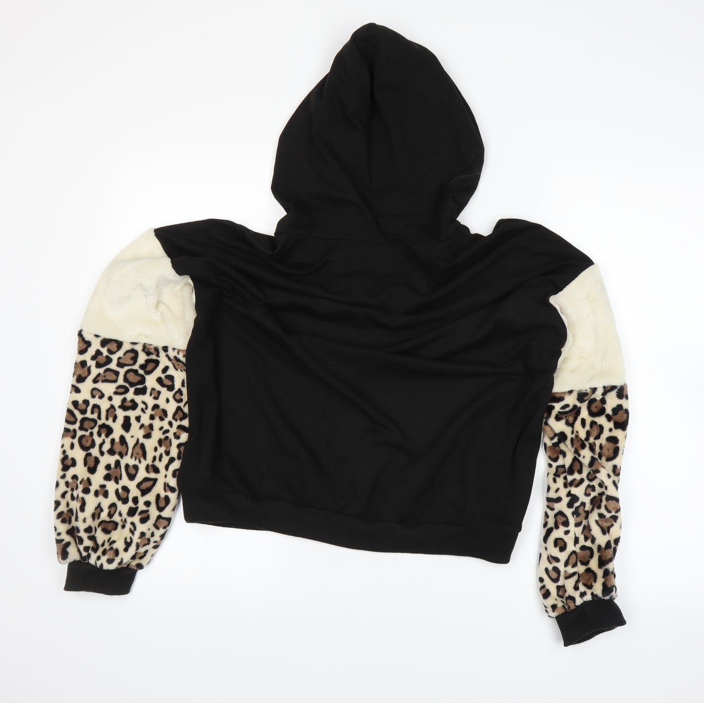 SheIn Womens Black   Pullover Hoodie Size L