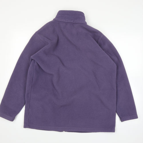 Bonmarché Womens Purple   Full Zip Jumper Size M