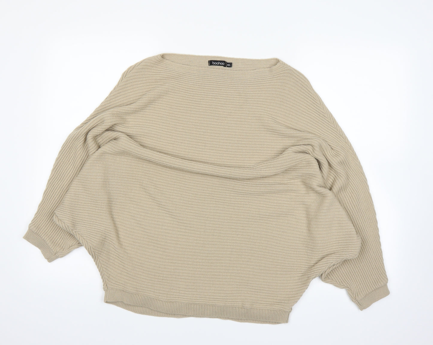 Boohoo Womens Brown   Pullover Jumper Size L