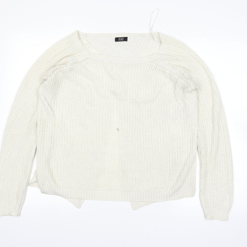 F&F Womens White   Pullover Jumper Size 10