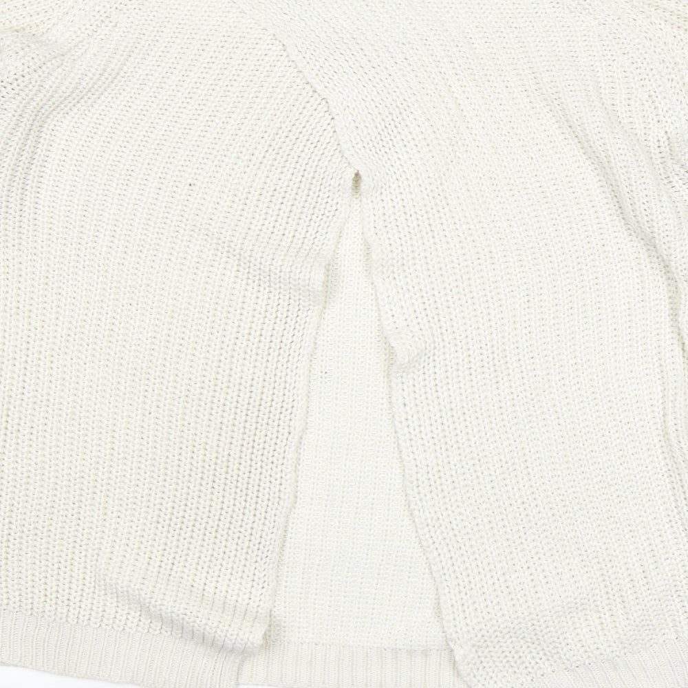 F&F Womens White   Pullover Jumper Size 10