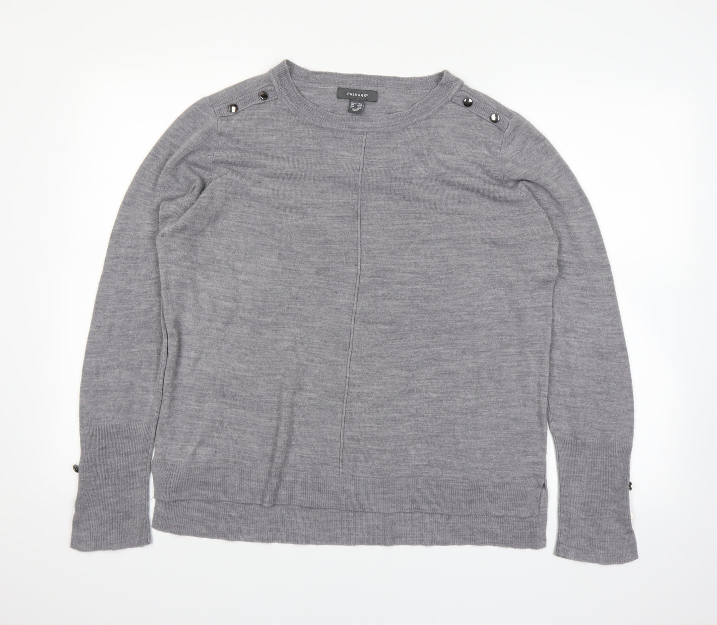 Primark Womens Grey   Basic T-Shirt Size L