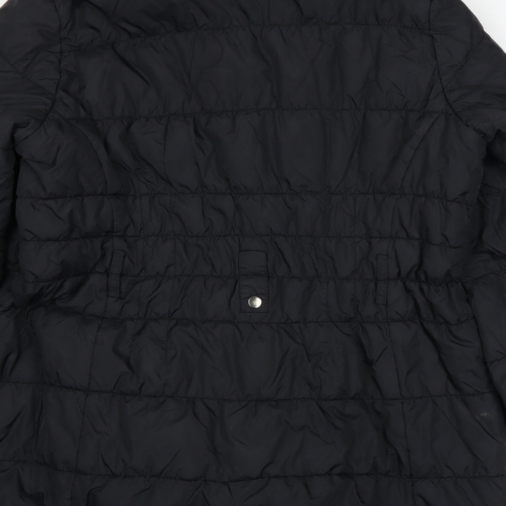 Marks and Spencer Womens Black   Puffer Jacket Coat Size XL