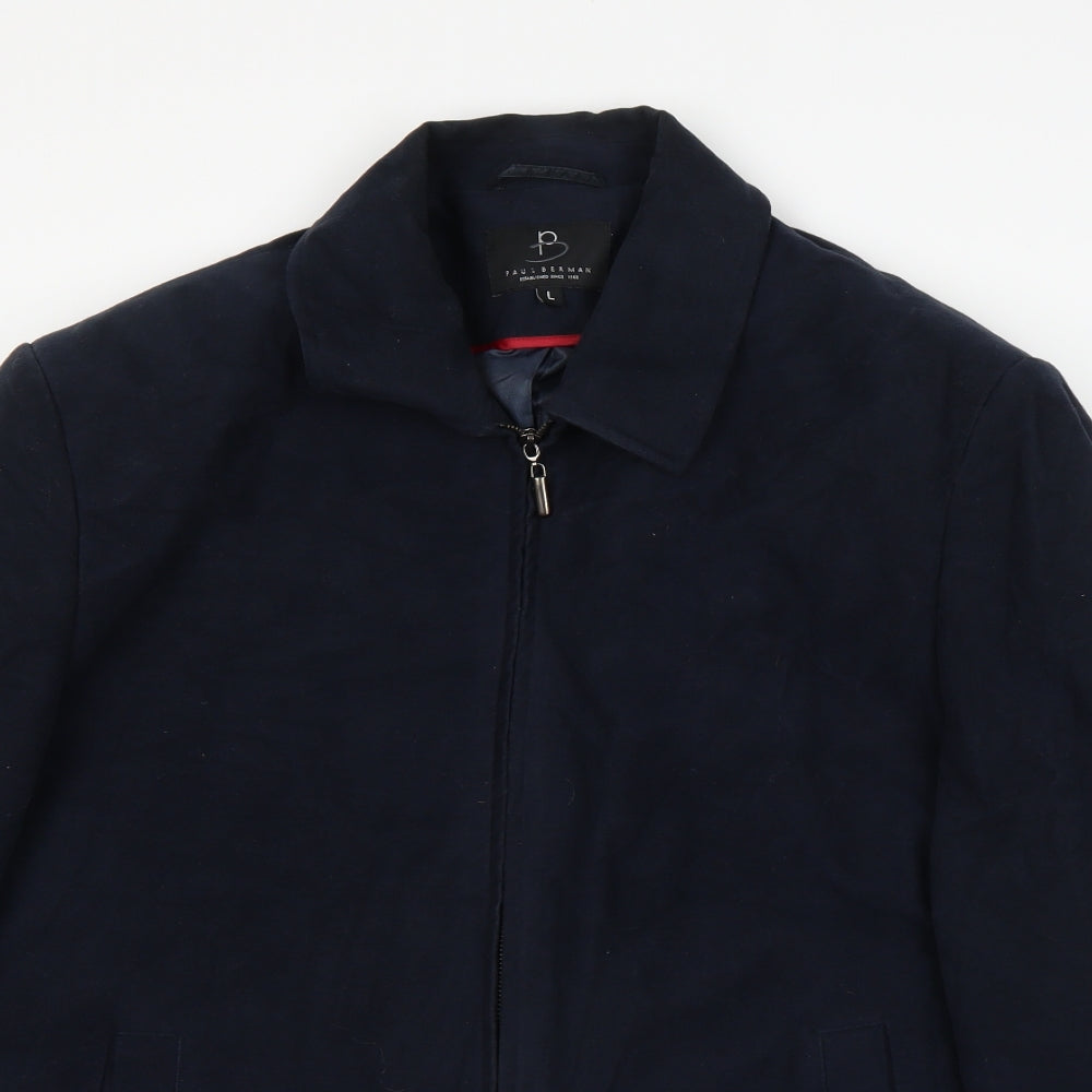 Paul Berman Womens Blue   Jacket  Size L