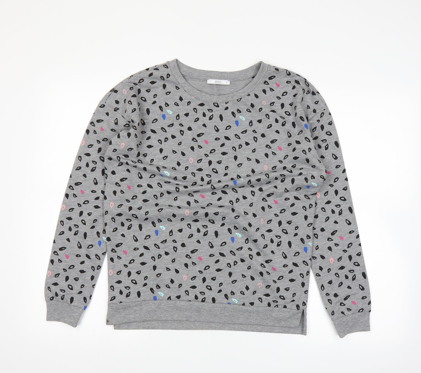EDC Womens Grey   Basic T-Shirt Size S