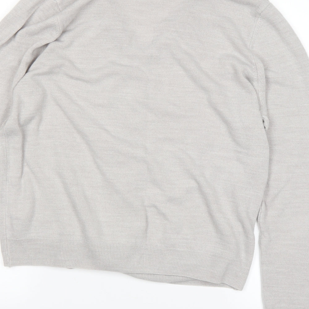 Marks and Spencer Womens Grey   Cardigan Jumper Size 16