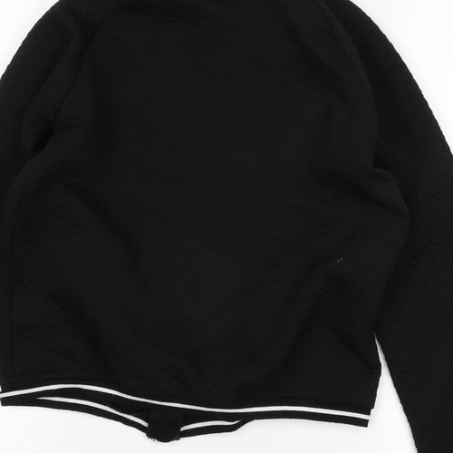 YD Girls Black   Jacket  Size 12-13 Years