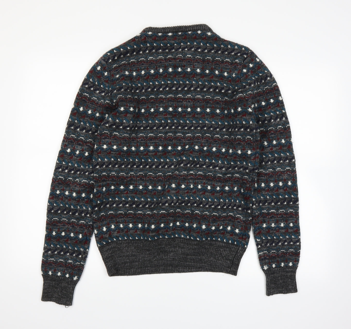 threadable Mens Grey   Pullover Jumper Size M