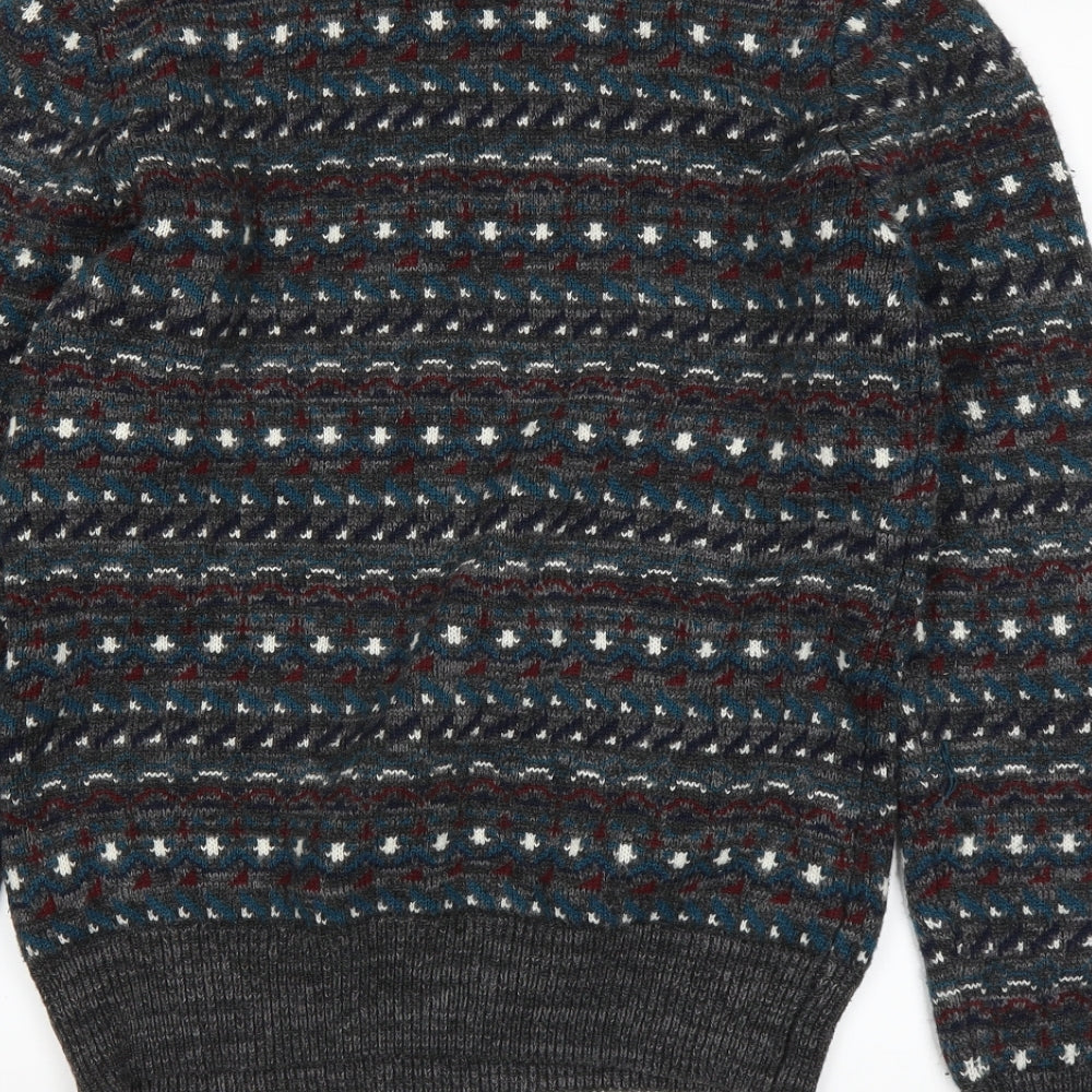 threadable Mens Grey   Pullover Jumper Size M