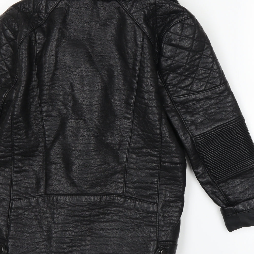 River Island Girls Black   Jacket  Size 7 Years