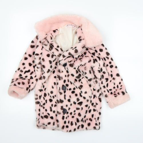 butterfly wings Womens Pink   Overcoat Coat Size 6