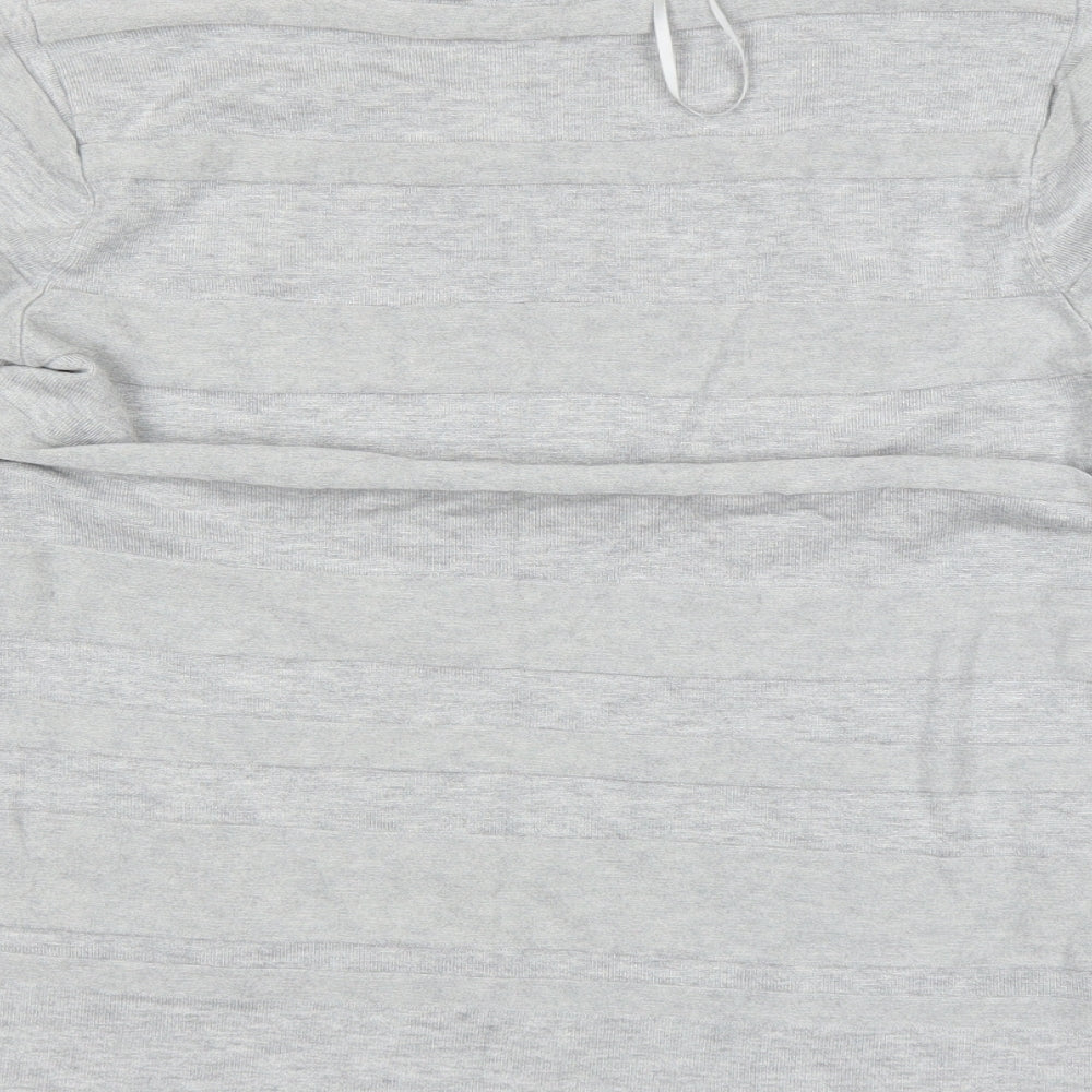 BHS Womens Grey   Basic T-Shirt Size 16