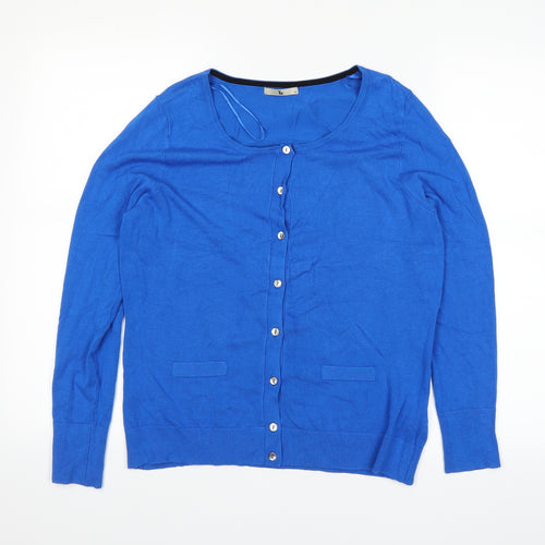 TU Womens Blue   Cardigan Jumper Size 14