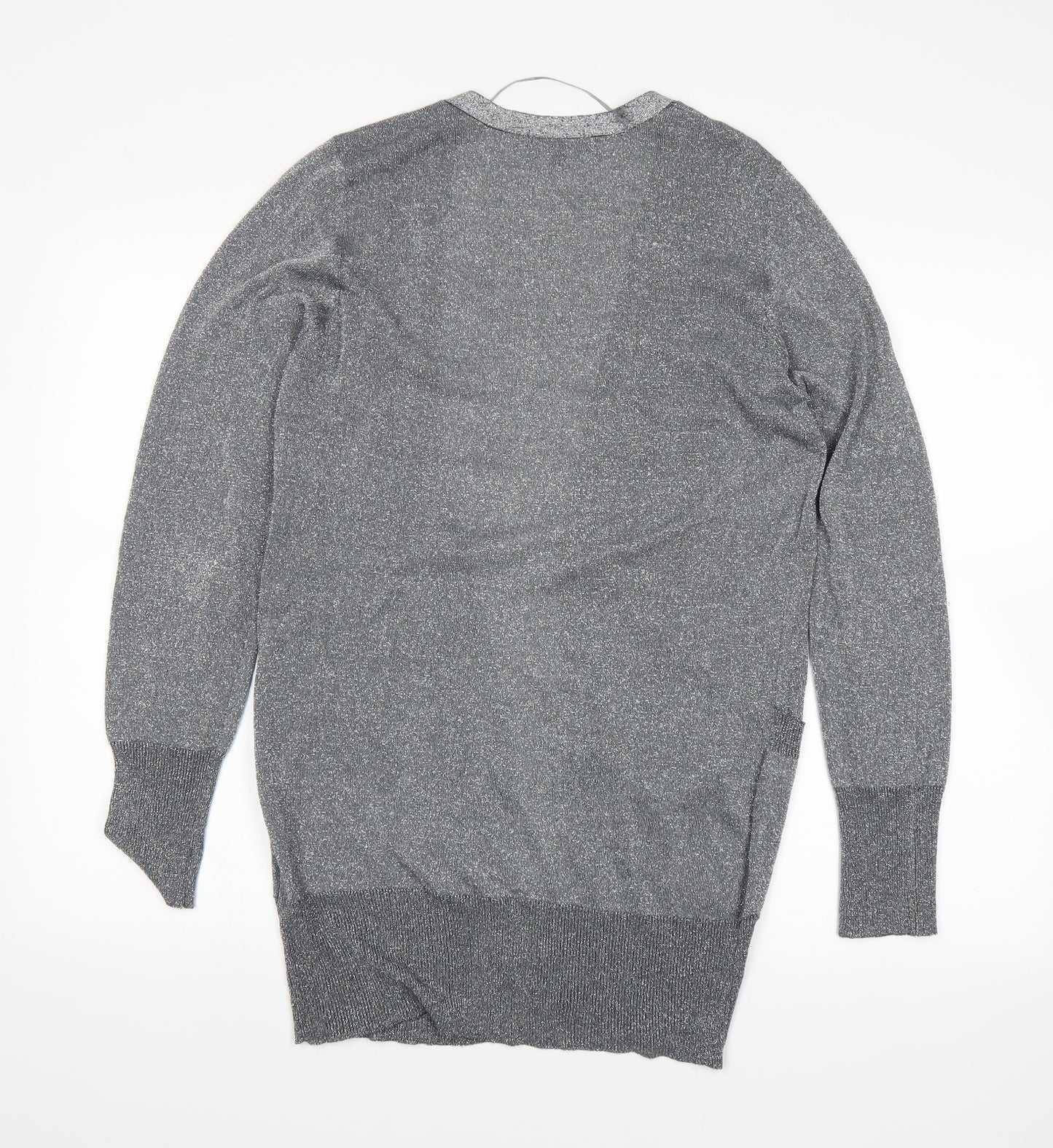 Internacionale Womens Grey   Cardigan Jumper Size 12
