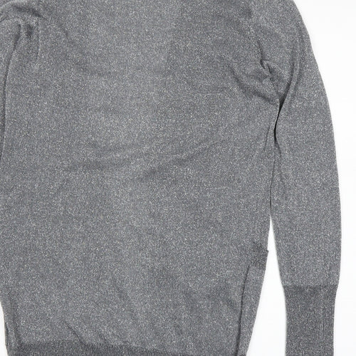 Internacionale Womens Grey   Cardigan Jumper Size 12
