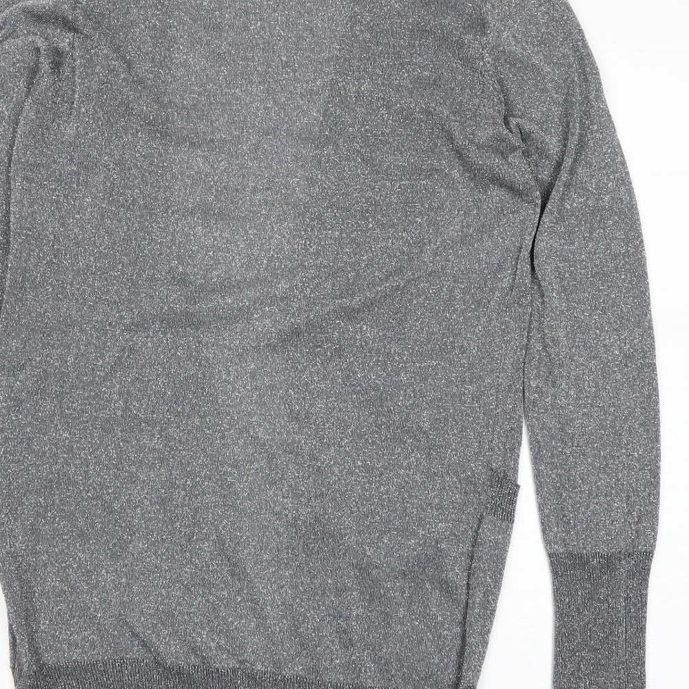 Internacionale Womens Grey   Cardigan Jumper Size 12