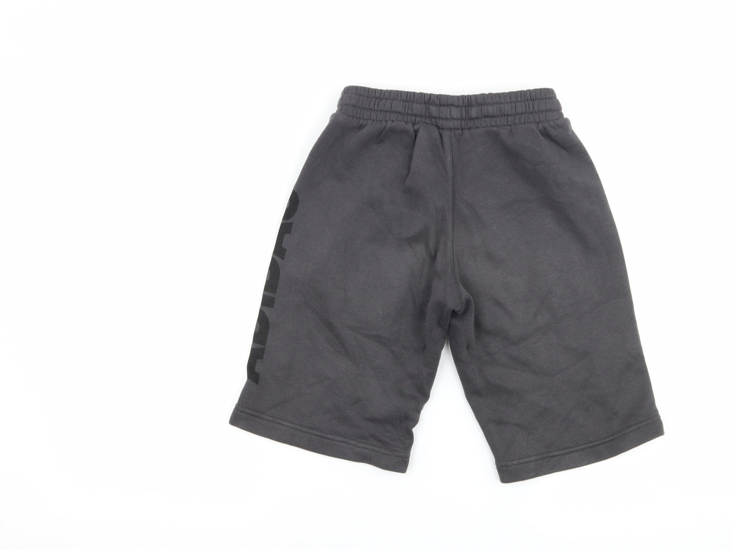 adidas Boys Grey   Sweat Shorts Size 7-8 Years