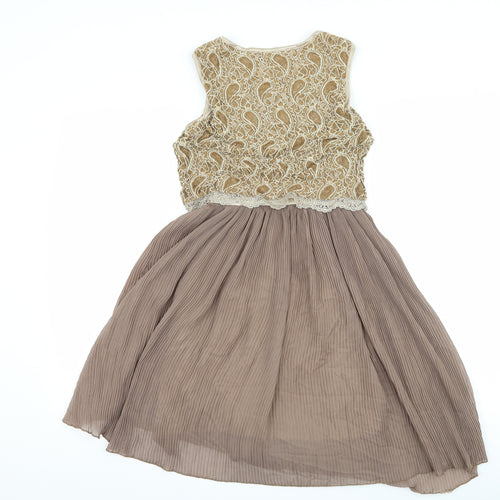 New York Laundry Womens Brown   A-Line  Size S