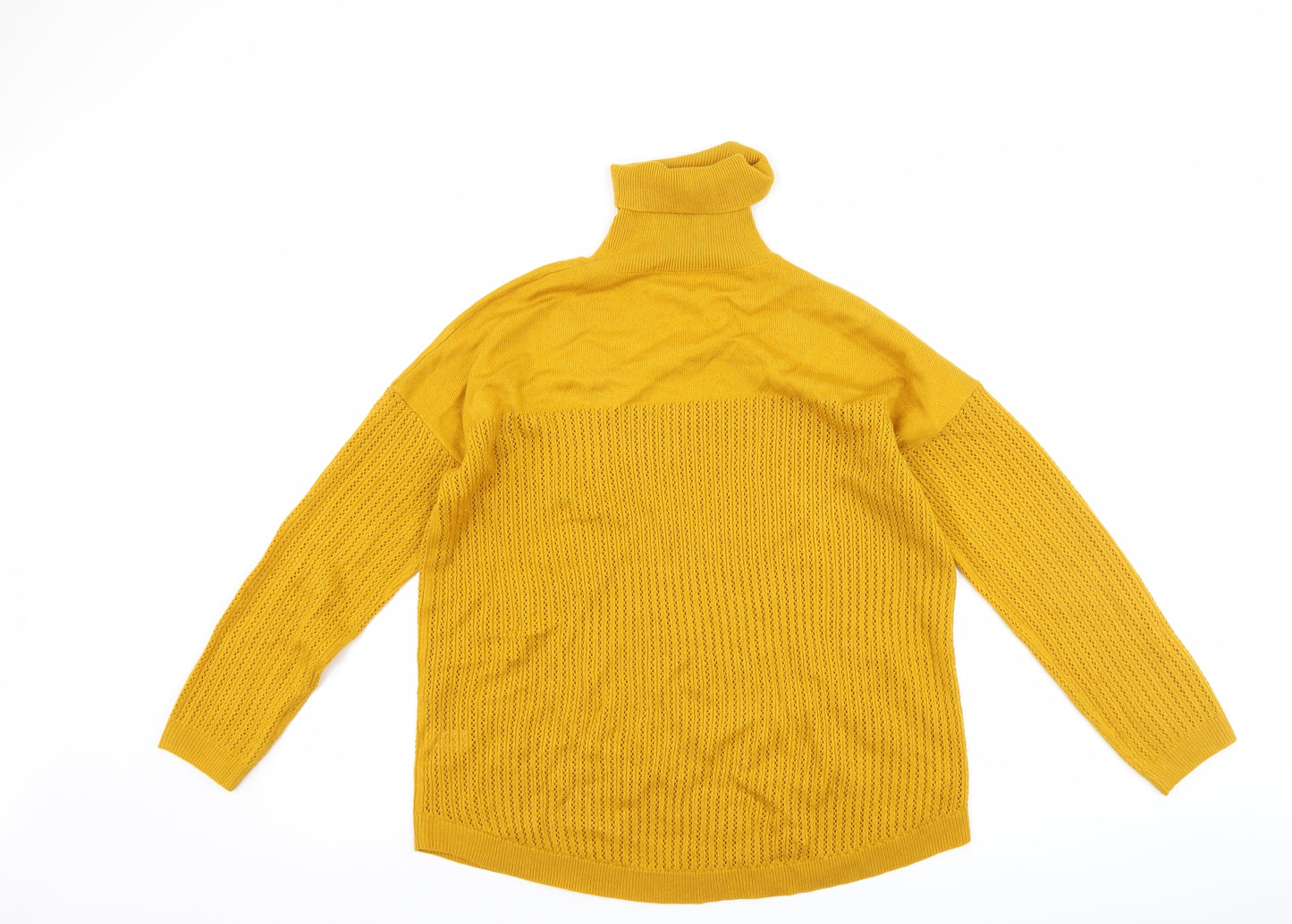 TU Womens Yellow   Pullover Jumper Size 10