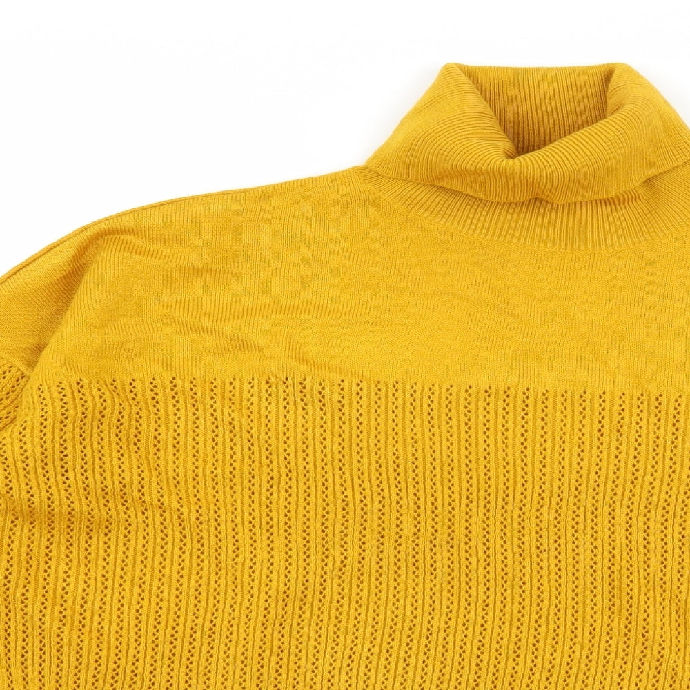 TU Womens Yellow   Pullover Jumper Size 10