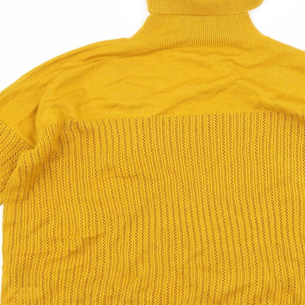 TU Womens Yellow   Pullover Jumper Size 10