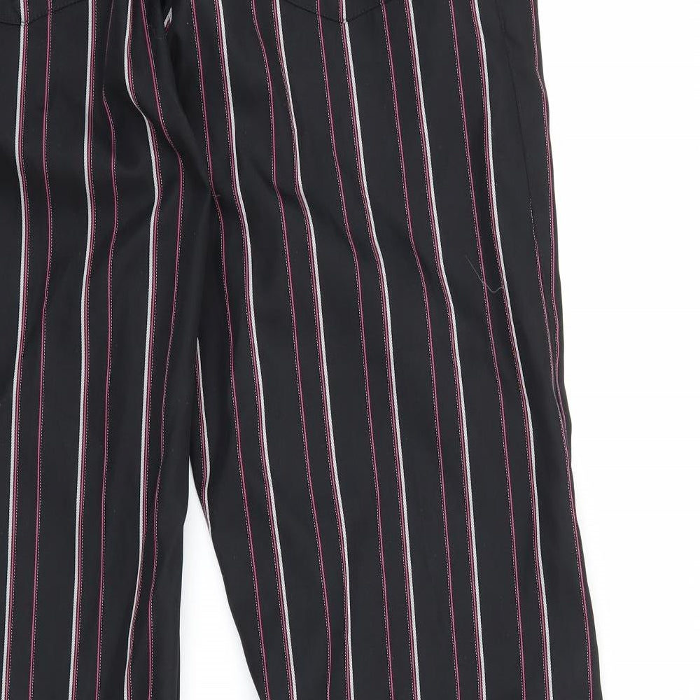 Ping Mens Black Striped  Trousers  Size 32 L33 in