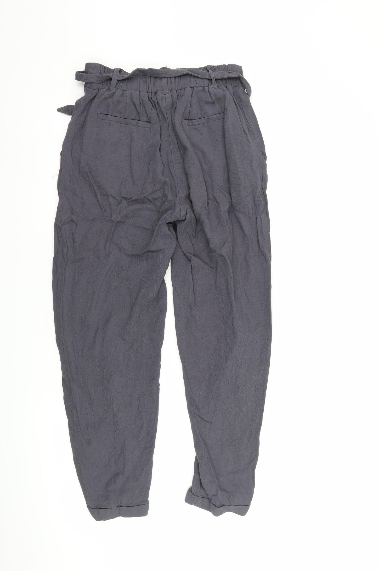 New Look Womens Grey   Trousers  Size 8 L24 in