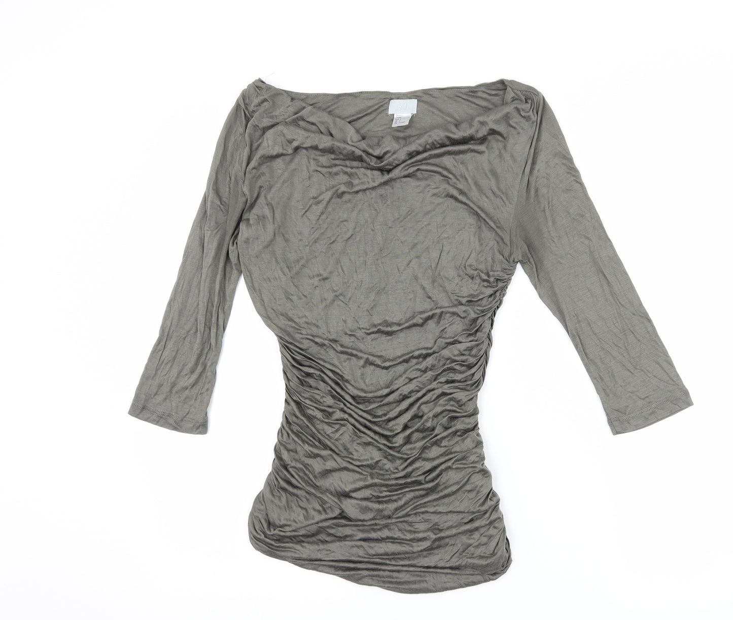 H&M Womens Grey   Basic T-Shirt Size S