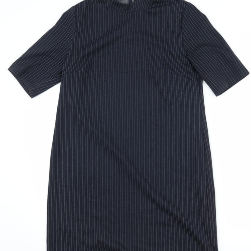 New Look Womens Blue Striped  Shift  Size 10