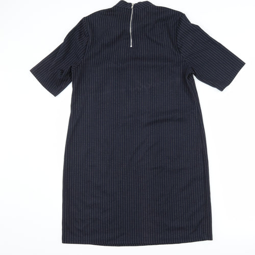 New Look Womens Blue Striped  Shift  Size 10