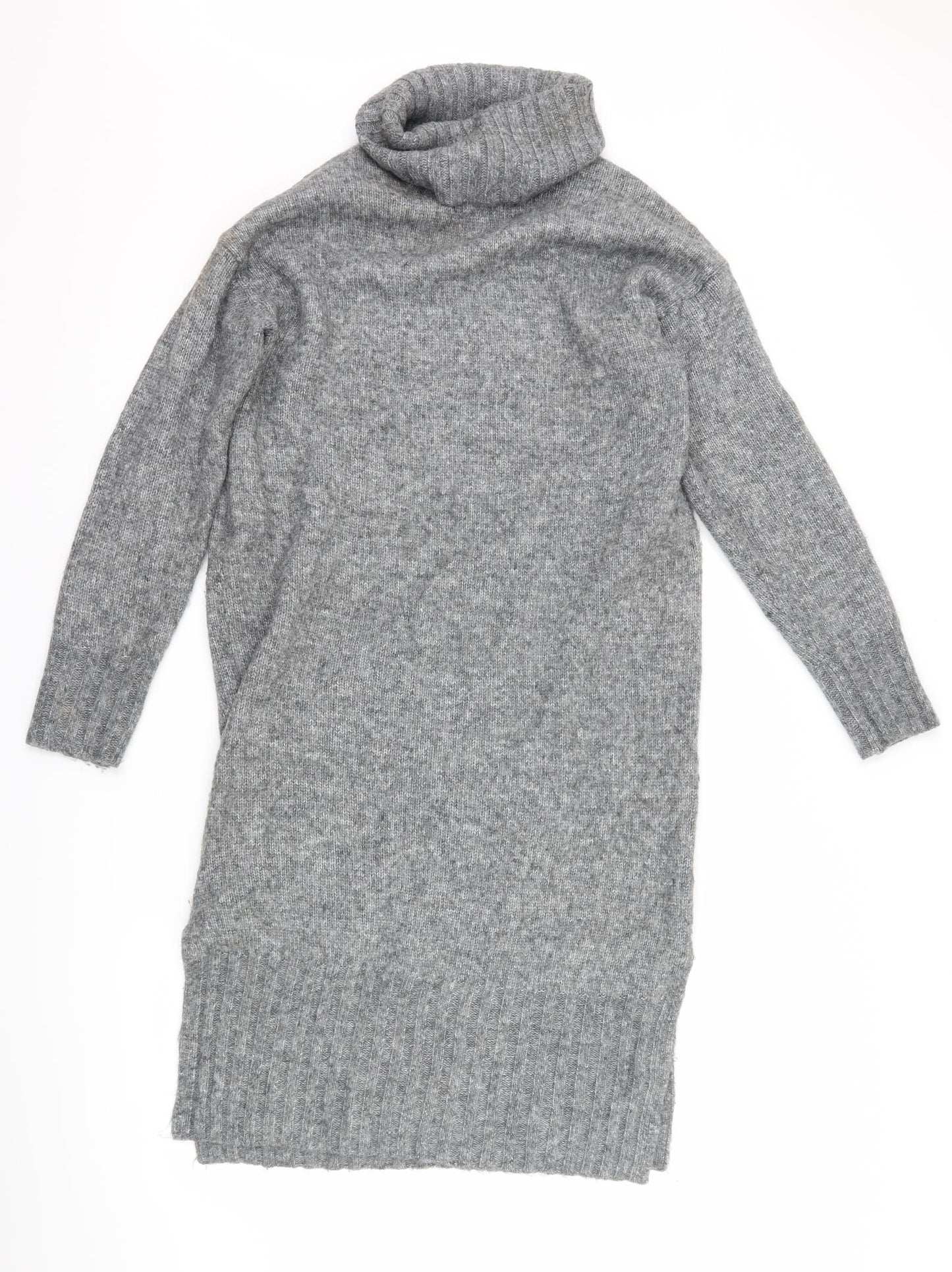 New Look Womens Grey   Jumper Dress  Size S