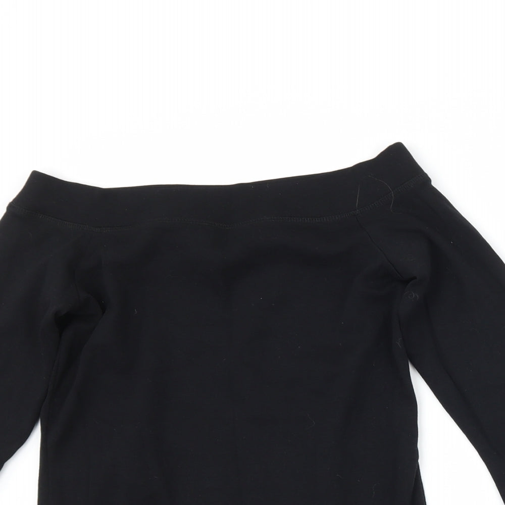 H&M Womens Black   Basic T-Shirt Size S