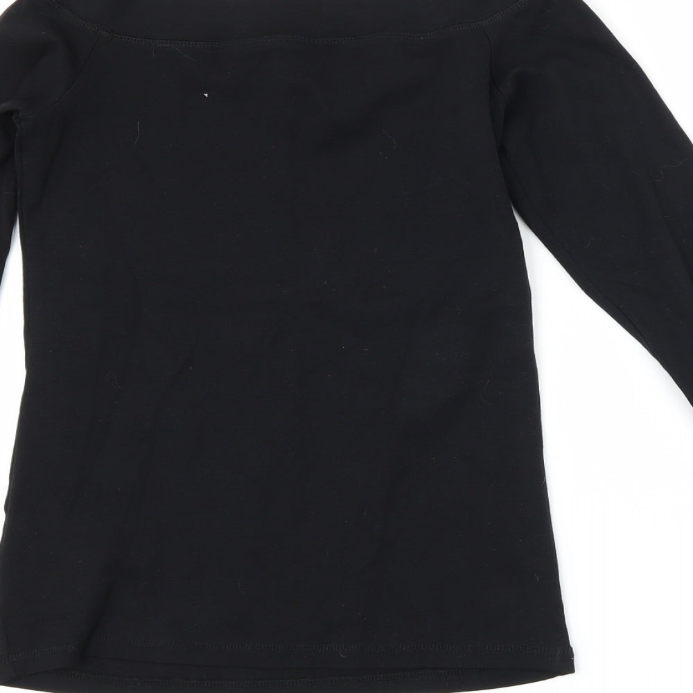 H&M Womens Black   Basic T-Shirt Size S