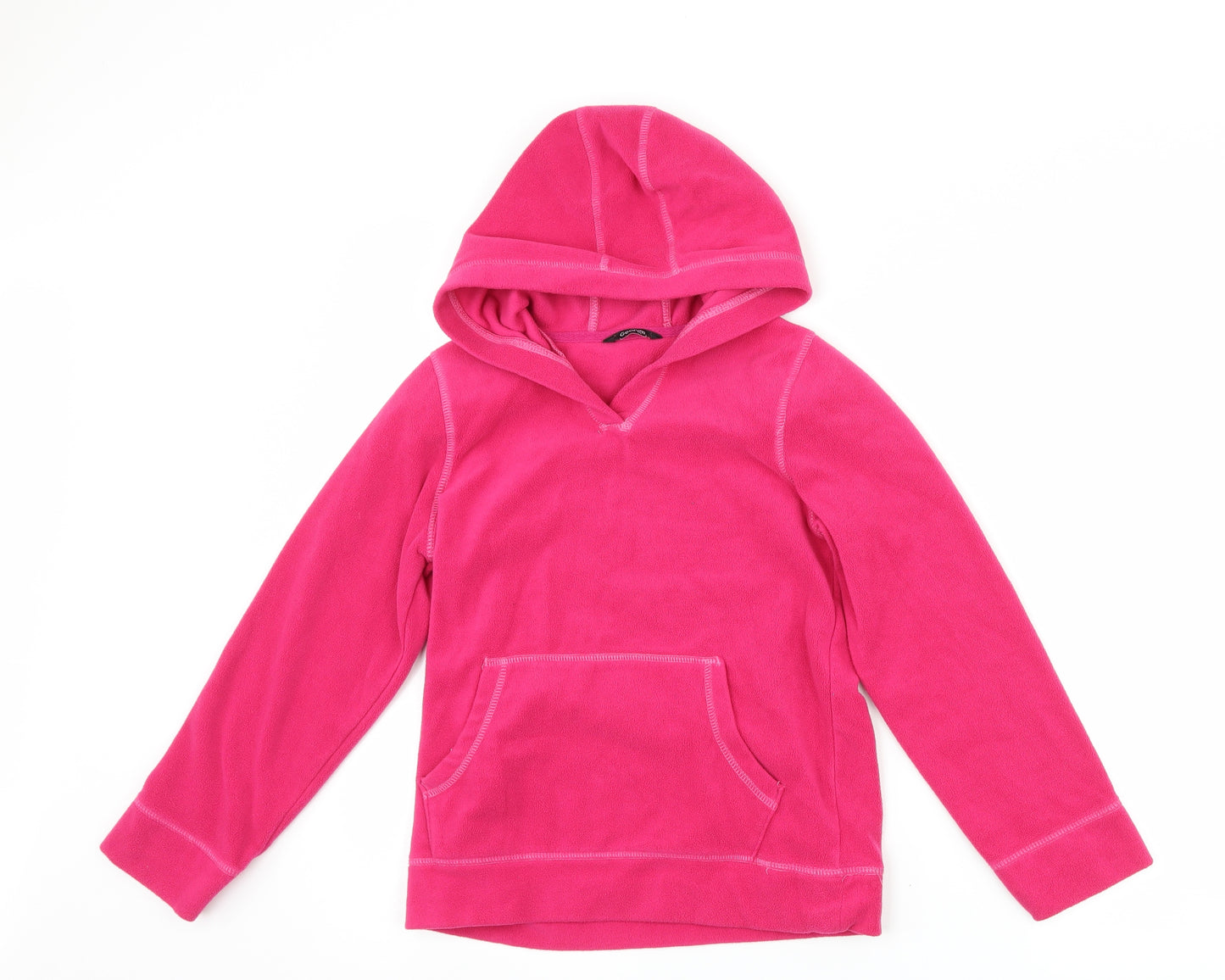 George Girls Pink  Fleece Pullover Hoodie Size 10-11 Years