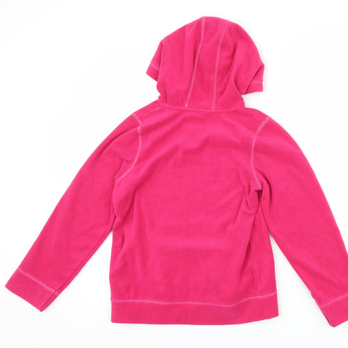 George Girls Pink  Fleece Pullover Hoodie Size 10-11 Years