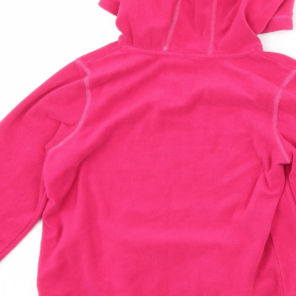 George Girls Pink  Fleece Pullover Hoodie Size 10-11 Years