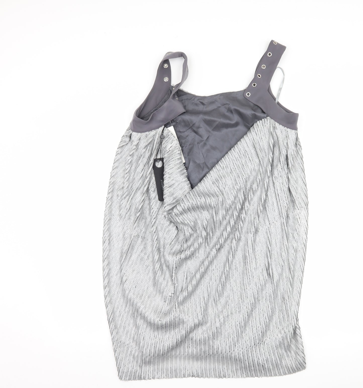 Full Circle Womens Grey   Tank Dress  Size 10