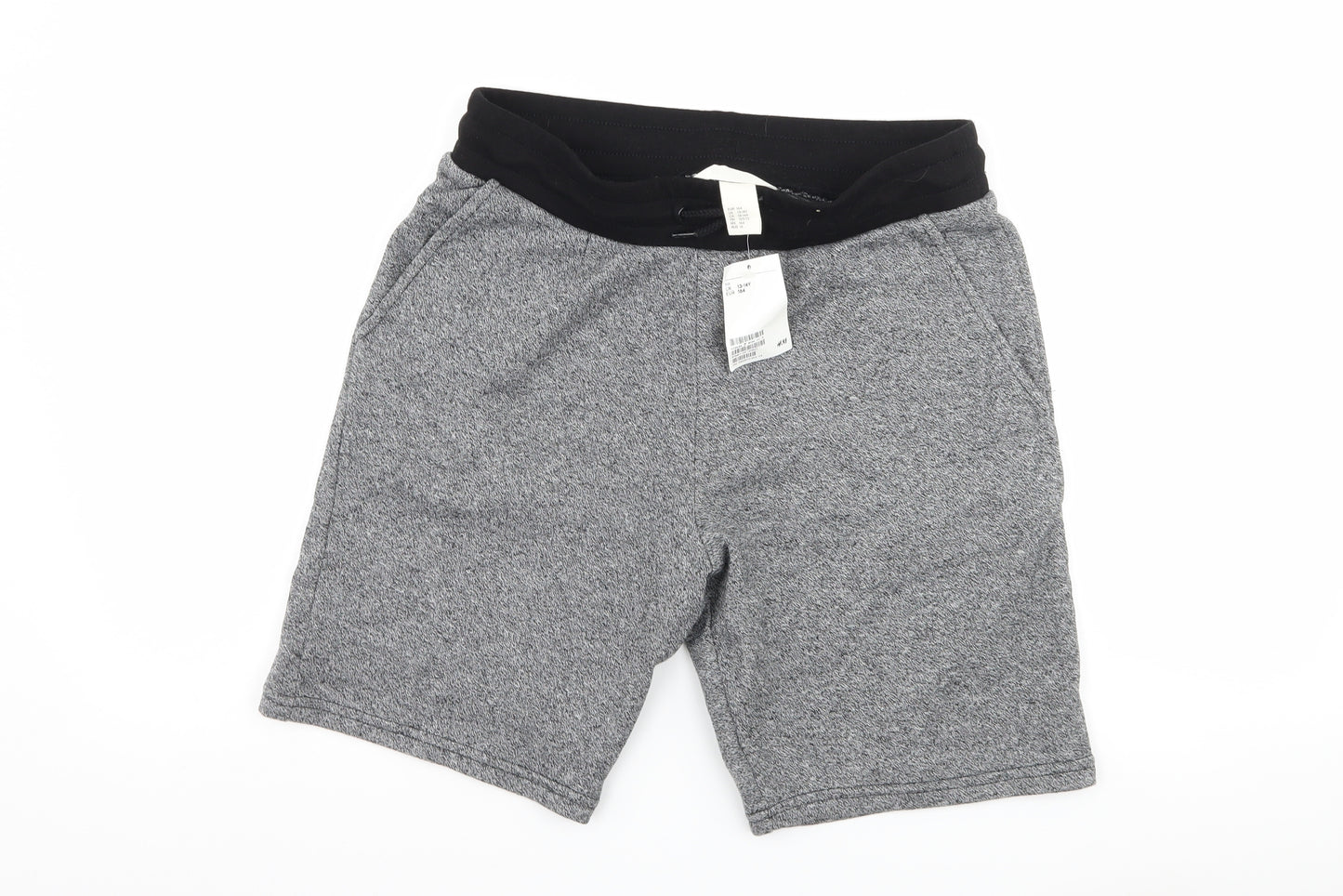 H&M Boys Grey   Sweat Shorts Size 13-14 Years