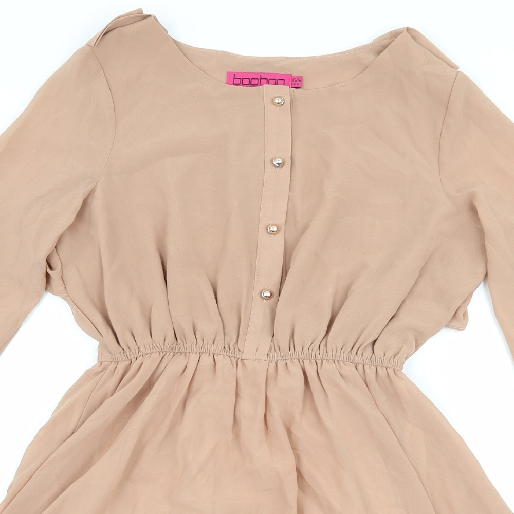 Boohoo Womens Brown   Shift  Size 8