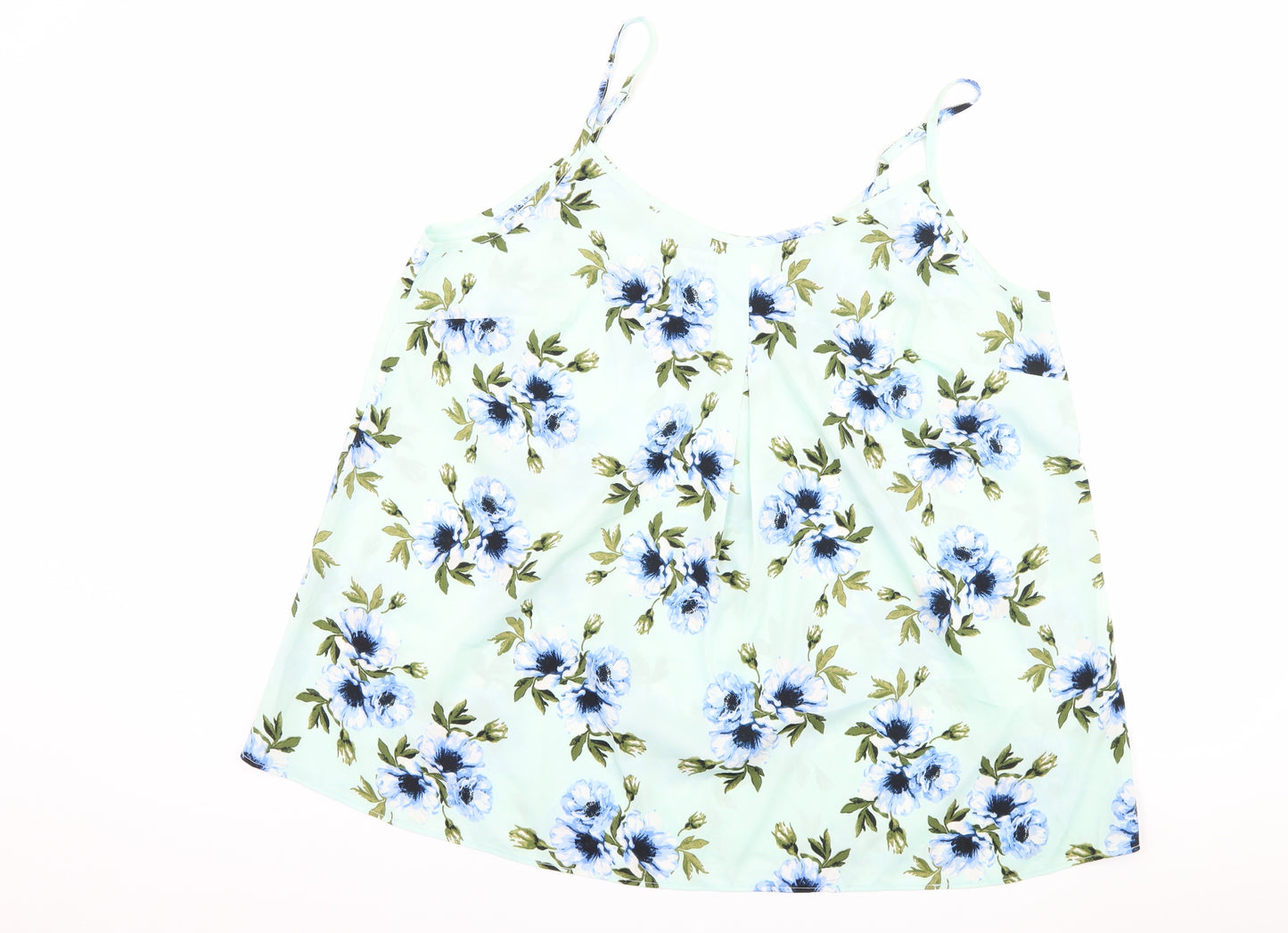 capsule Womens Blue Floral  Camisole Tank Size 16