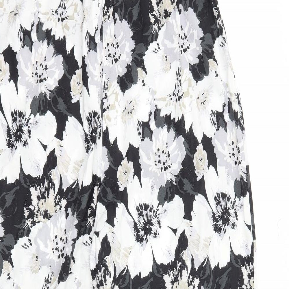 NEXT Womens Grey Floral  Jumpsuit One-Piece Size 12