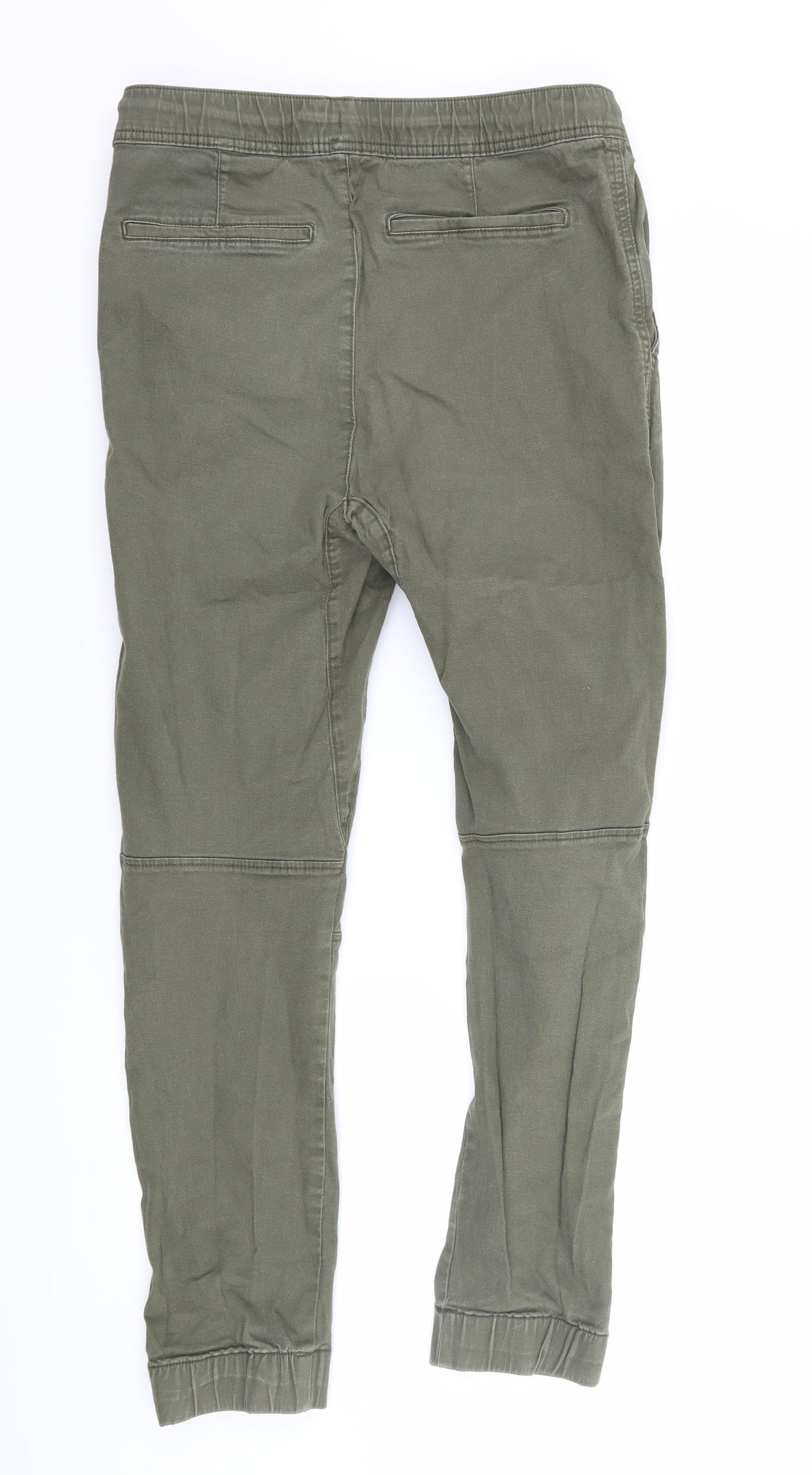 H&M Boys Green   Cargo Trousers Size 15 Years