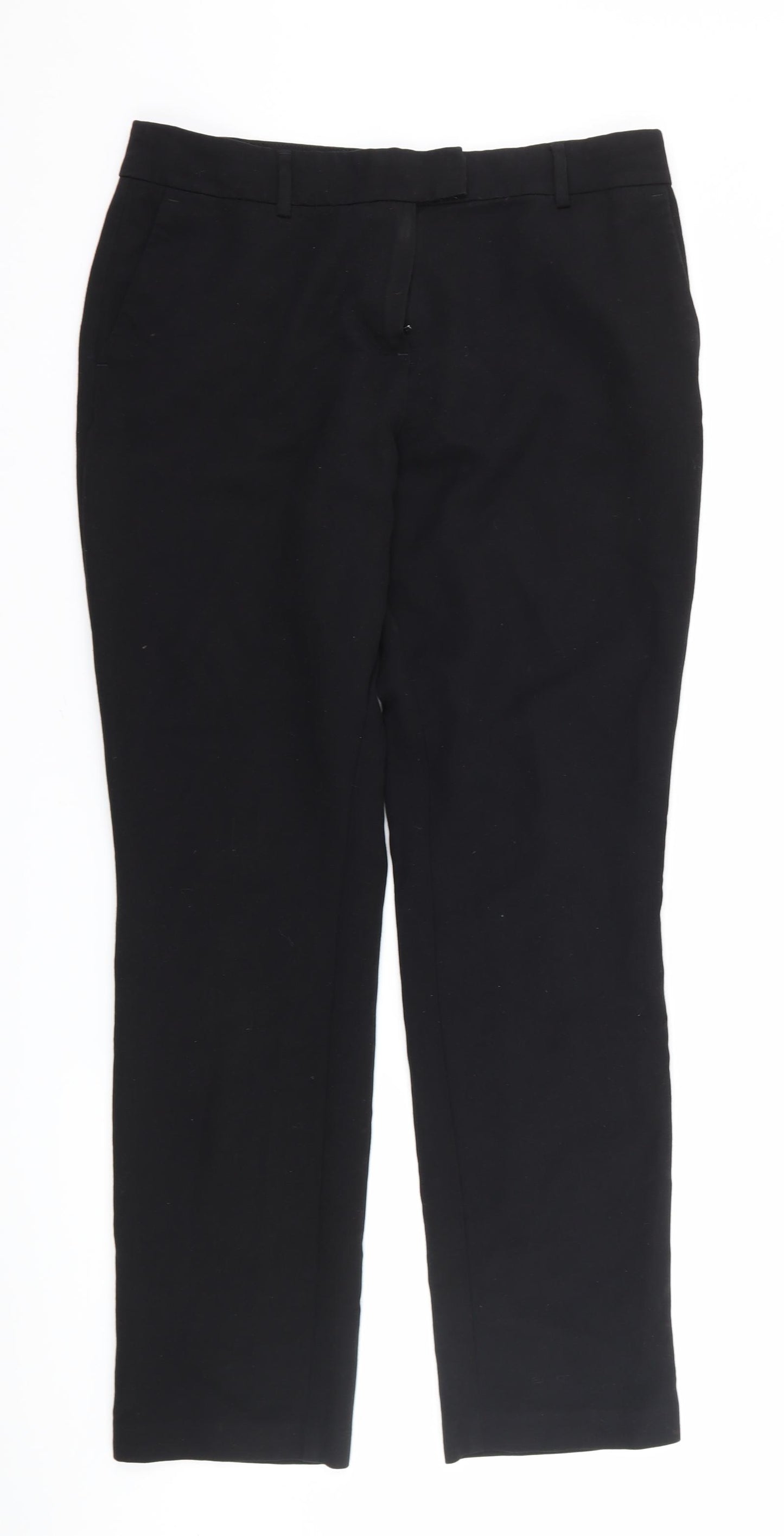 Papaya Womens Black   Trousers  Size 10 L27 in