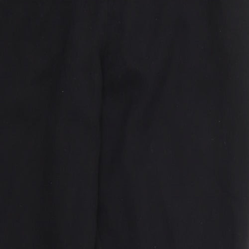 Papaya Womens Black   Trousers  Size 10 L27 in